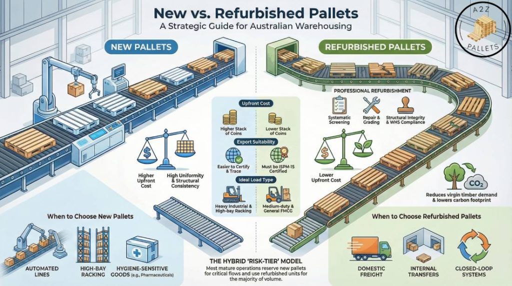 Strategic guide for pallets in australian warehouses